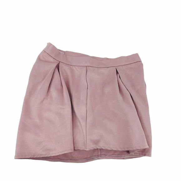 Showpo Blush Pleated High Waist Shorts Date Night Womens 6 - Picture 3 of 6